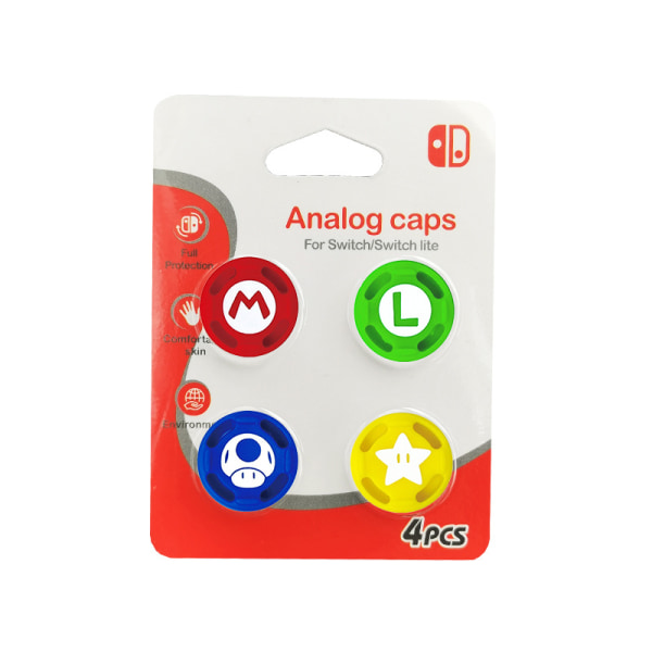 4 ST Set Cap Cover för Switch Joy-Con Controller/Switch Lite Limited Edition