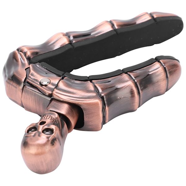 Gitarr Capo Ballad Zinklegering Silikon Diakritik Dödskalle Musikinstrument Tillbehör Brons