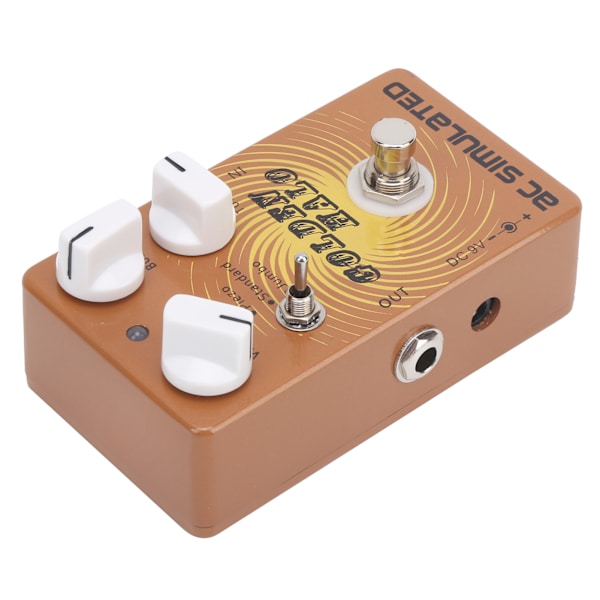 AC Analog Pedal Elektrisk Gitar Effektdeler 3 Moduser Musikkinstrument Tilbehør