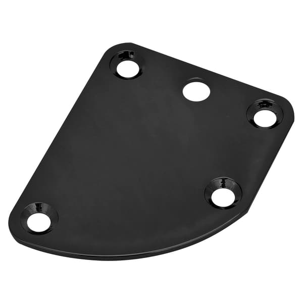 5-håls halsbricka för ST elgitarr Deluxe Style DIY reservdelar (svart)