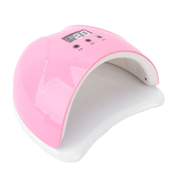 Hurtig professionel negle tørrer LED lampe negle fototerapi gel polish hærdning 48W 100‑240VPink EU stik