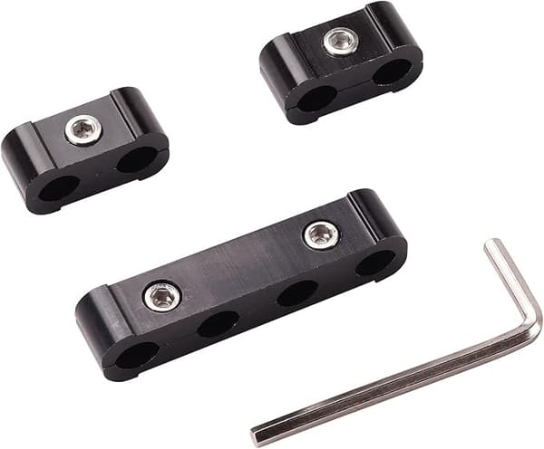 Tændrørstrådsseparator-sæt, motor tændrørstrådsseparator - sort (pakke med to)