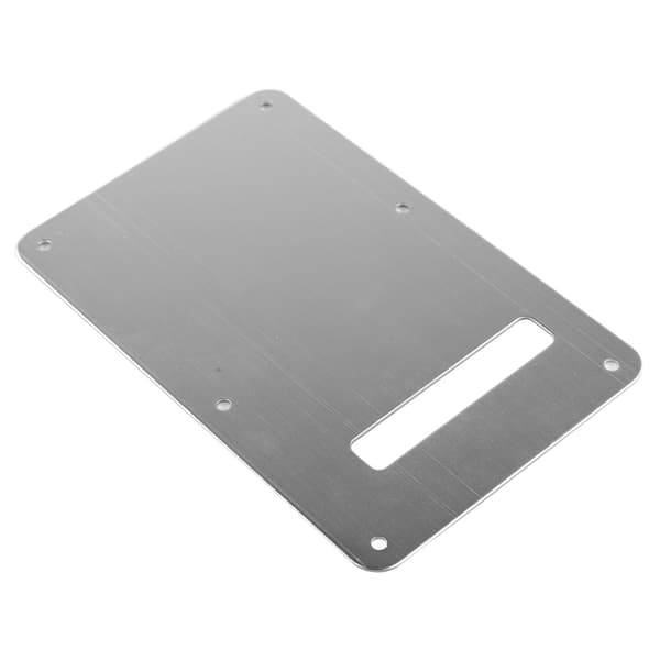 Elektrisk gitarr bakre bakplatta fjäderöverdrag aluminiumlegering slät utseende gitarr bakplatta silver