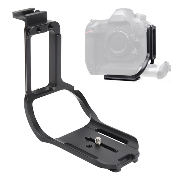 Snabbkopplingsplatta L-fäste med blixtsko handgreppshållare för Nikon D6 SLR-kamera