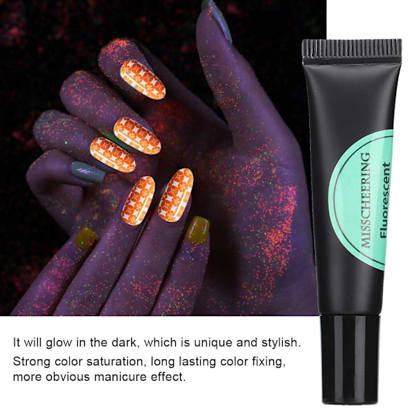 8ml Nattlampa UV Nagellack Gel Polish Långvarig Nagel Soak off Gel Manikyrverktyg (Typ C)