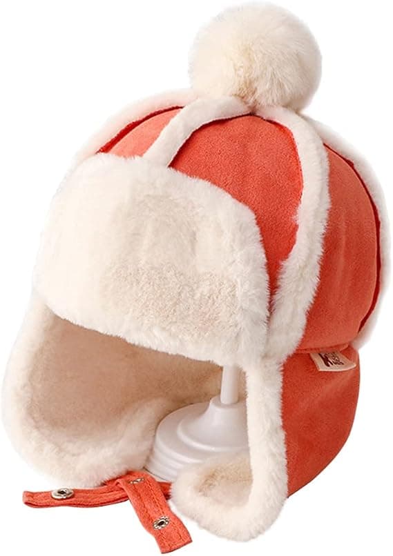 Baby Boy Ushanka Øreklapper Vinter Trooper Hat Unisex Børn Trapper Hat,05
