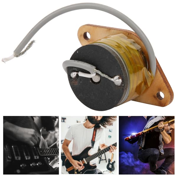 Trägitarr pickup för 1 sträng cigarrlåda gitarr musikinstrument tillbehör