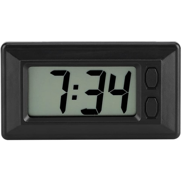 LCD Digital klocka Bord Bil Dashboard Skrivbord Elektronisk klocka Datum Tid Kalender Display