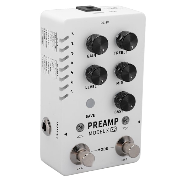 Digital forforsterker effektpedal Multi Channel Single Block GIR Box Model Sampling Effektor
