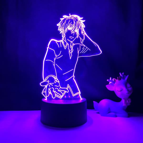 WJ Anime Led Lys Kurv Null Zerochan for Soverom Dekorasjon Nattlys Bursdagsgave Romdekorasjon Bord 3D Lampe Kurv Null