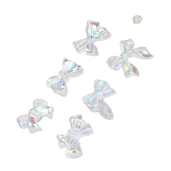 Harpiks 3D Neglekunst Faux Krystal Negle Charms DIY Søde Bowknot Faux Rhinestones Charms til Manicure Smykker