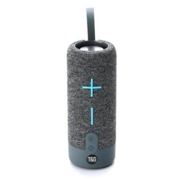 Wekity Bluetooth-högtalare - 24W bärbar högtalare, 360° surroundljud, förbättrad bas, trådlös dubbelparkoppling, IPX7 vattentät, grå