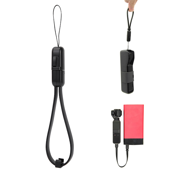 Typ-C laddningskabel Lanyard för DJI OSMO POCKET Rem Data Line Wire Cable