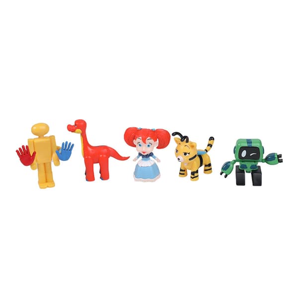 (8 stykker) Bobby Game Time Håndlaget Leke Dukke Dekorasjon 8 pcs/set