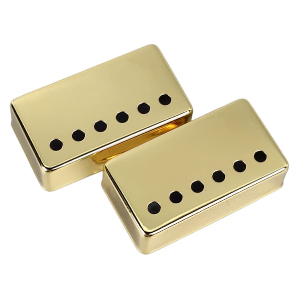 2 st Elgitarr Humbucker Pickup Skal Mässing Professionell Gitarr Pickup Kåpa för LP Guld 52mm 52mm
