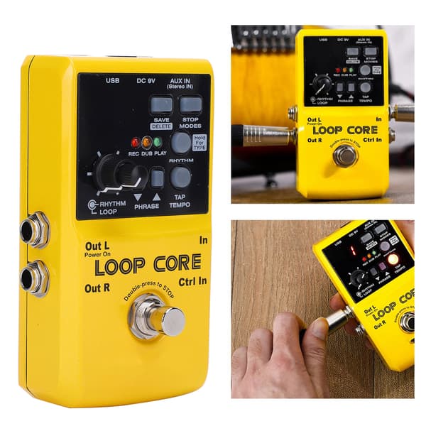 Nux Loop Core Professionel Pedal Effekt Elektrisk Guitar Processor