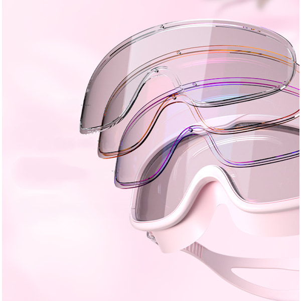 Simglasögon-Simglasögon för vuxna män kvinnor, inga läckande anti-UV-lins Clear Vision Vattentäta glasögon-grön