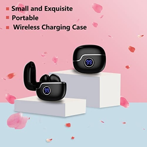 Vattentäta IPX5 Bluetooth-hörlurar 30 timmars uppspelning Trådlösa öronsnäckor In-Ear-hörlurar med digital display audifonos Bluetooth inalambricos med trådlös