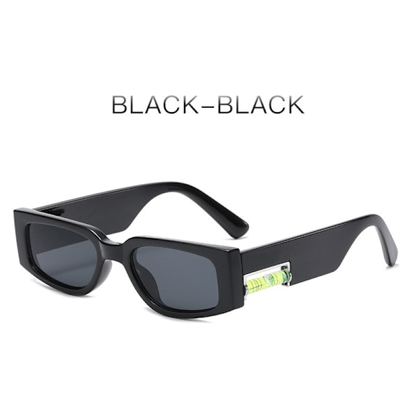Rektangulära solglasögon för kvinnor och män - Trendiga retro 90-talssolglasögon - Fashion Vintage Narrow Square Frame Eyewear