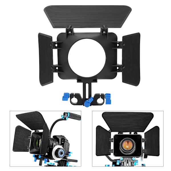 Fotostudiokamera Videotillbehör Objektivhuv Mattlåda 85mm Kit för DSLR