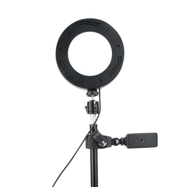 6 tommer USB LED Video Lys Dæmpbar Ringlampe til Fotografering Selfie Live Studio