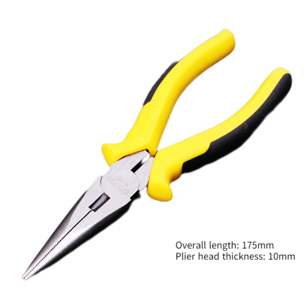 Needle-nose pliers electrician hardware tools multi-function pliers pointed oral tools small hand.