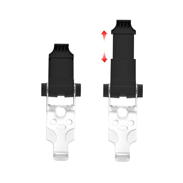 Controller Telefonklips Teleskopisk og Justerbar Vinkel Universal Telefonklips Beslag PS4 (Sort)