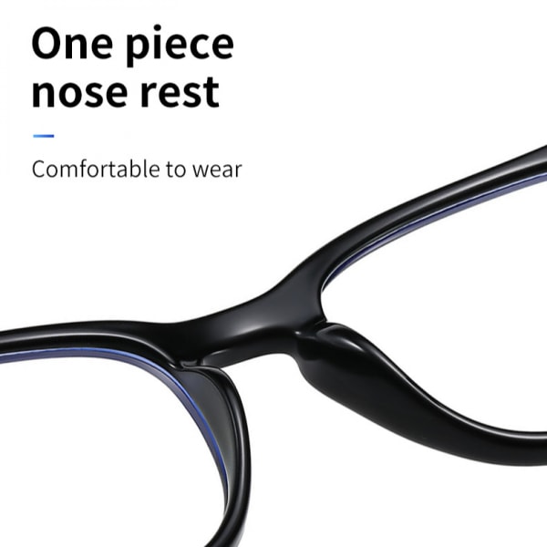 Blåljusglasögon, överdimensionerade blåljusglasögon för kvinnor och män, datorglasögon mot ansträngning och UV-skydd