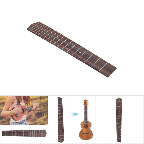 297mm Längd Rosenträ Greppbräda Ersättnings Kit för 30in Ukulele