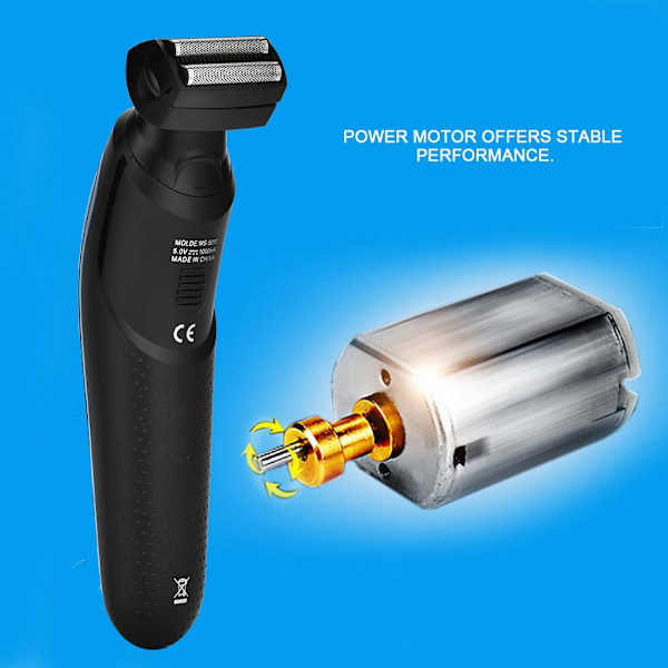 Multifunktionel elektrisk shaver trimmer næsehår fjernelse værktøj vaskbart hoved