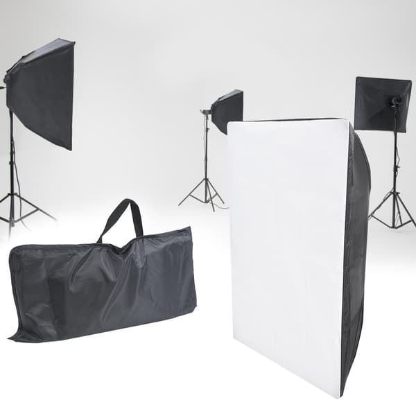 NiceFoto Softbox Diffuser Reflector for TB-250/300 GE-180/250 GY-120/150 Flash Light (S50x70)