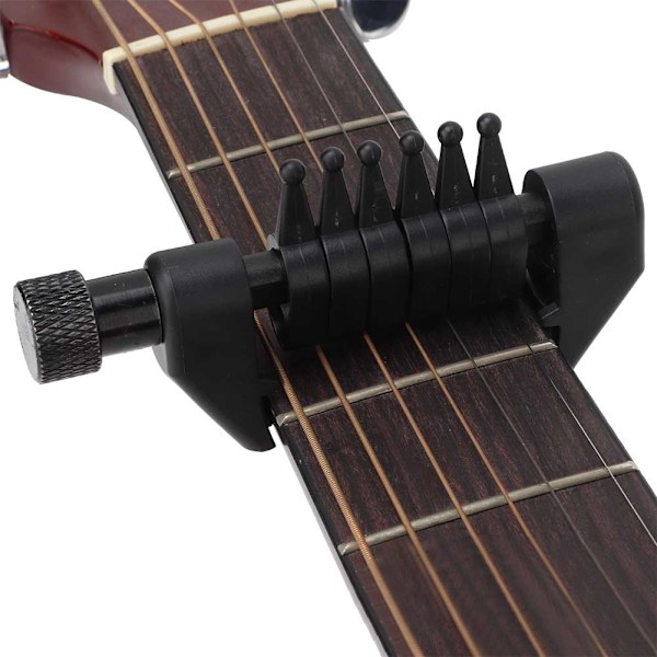 Flanger Multifunksjonell Flexi Capo Chord Tuning for Folk Guitar String