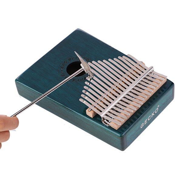17-näppäiminen Kalimba Kannettava Peukalopiano Vaahterapuu Runko Musiikki-instrumentti