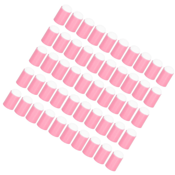 50 st bläckdynor, smetningssvamp, mångsidig, mjuk, flexibel, lättviktig fingersvamp, daubers för hem, nagelsalong, rosa