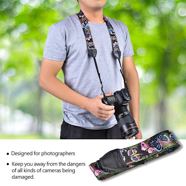 PULUZ Fototillbehör Utomhus Bärbar Videokamera DSLR Axelrem (PU6009A)