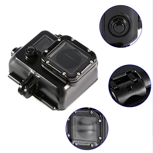 Vattentät Blackout Undervattensdyk Skyddande Hölje Fodral För Gopro Hero 3