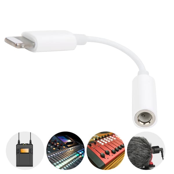 Comica 3,5 mm TRRS til IOS Interface Audio Adapterkabel Passer til Mikrofon Mobiltelefon