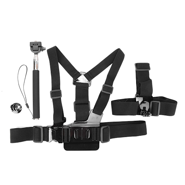 3 i 1 Universal Action Camera Tillbehör Set Kit för Gopro6 5/4/3/2 Cykling Skidåkning