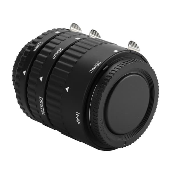 Shoot Auto Focus Forlængerrør 12mm 20mm 36mm Sæt Adapterring til Nikon DSLR-kameraer