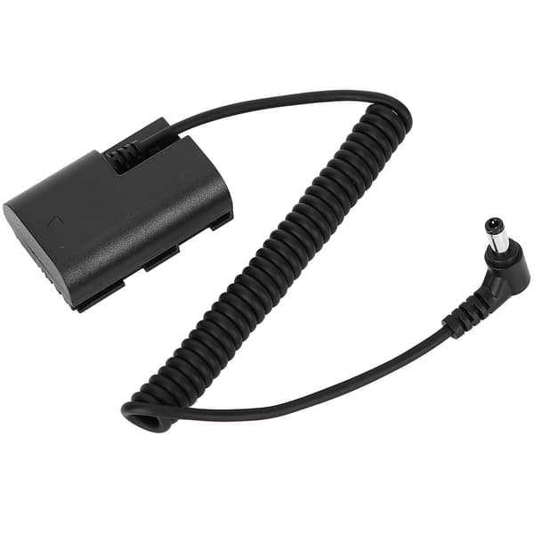 Bærbar DR-E6 LP-E6 Dummy Batteri DC-kobler Ekstern Strømforsyning til Canon 5D2 5D3 5D4 Kamera