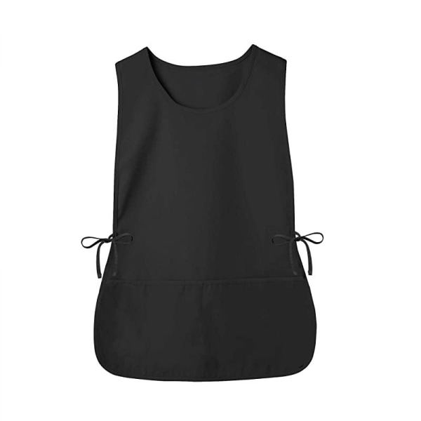 Kitchen Apron Kitchen Work Clothes Kanshou Apron Kitchen Cooking, Baking Apron Protective Clothing - Black