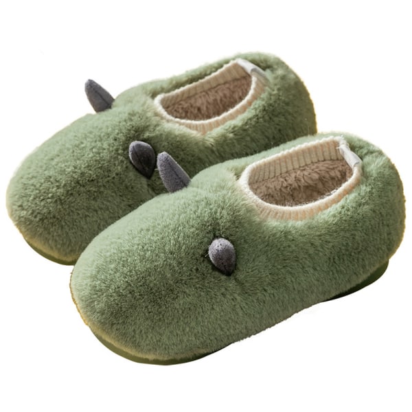 Winter Indoor Animal Slipper Home Unisex Adult Cartoon Plush Slipper（7.5-8）