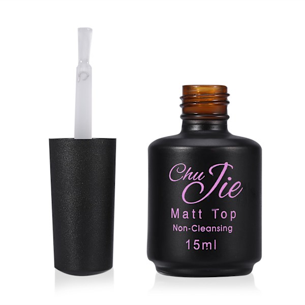 Pitkäkestoinen LED UV -kynsilakan poistettava mattapintainen top coat -geeli 15ML
