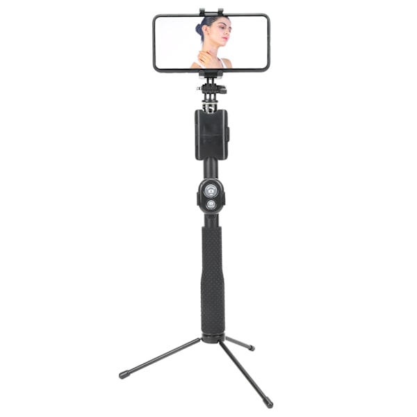 Actionkamera Handhållen Justerbar Selfie Stick Kamera Telefonklämma Stativ för Yi/GoPro
