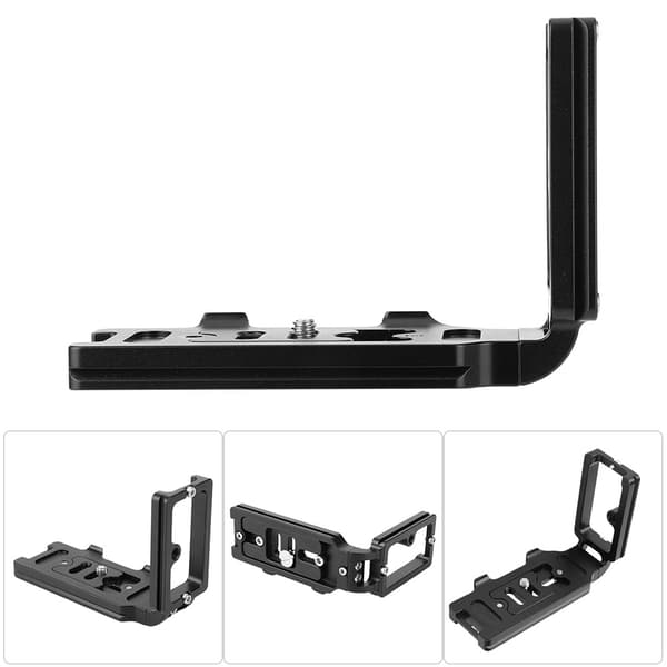 Aluminiumslegering Quick Release Plade Vertikal L-formet Beslag Grebsholder Universal