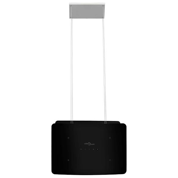 Hängande köksfläkt med touchsensor LCD härdat glas