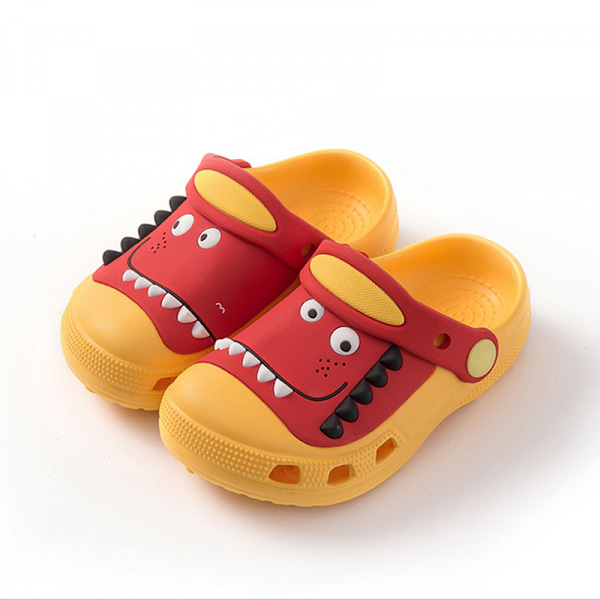 Barn Clogs Pojkar Flickor Sommartofflor Småbarn Strand Dinosaurie Sandaler UK 9.5 Barn