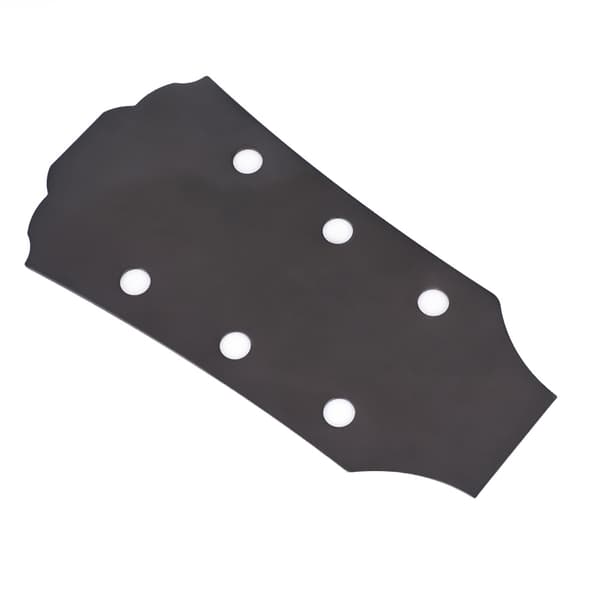 Gitarhodeskallmal for LP-gitarer, krom, erstatning, svart