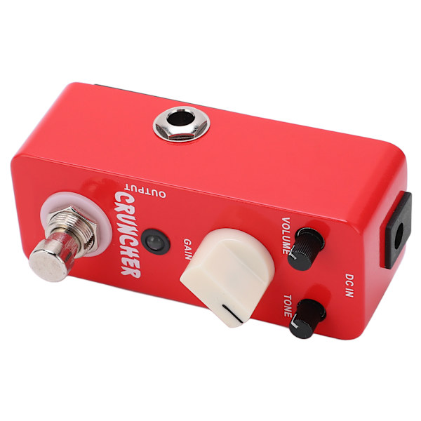 Högförstärkningsdistorsion Mikro Pedal Metall Mini Effekter 3 Lägen Elektrisk Gitarr Effektor MDS3