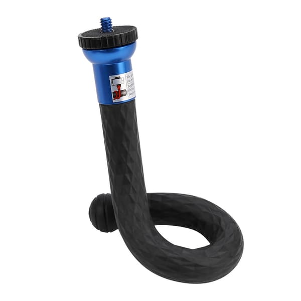 Mini fleksibelt blæksprutte-monopodstativtilbehør til actionkamera-mobiltelefon (blå)